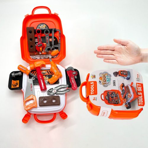 22 részes barkács készlet hátizsákkal