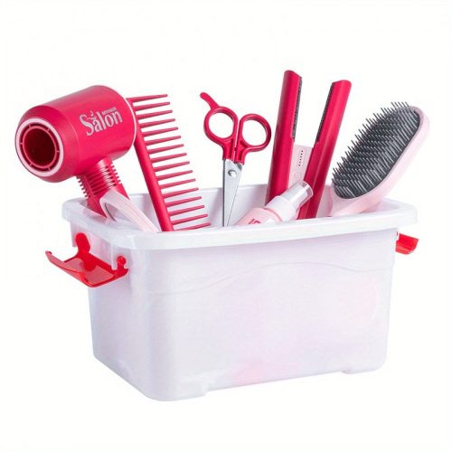 Szalon hang- és fényeffektes borbélyjáték készlet