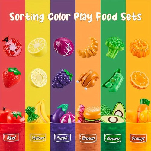 SHIMFUN Játék Étel: Valósághű Konyha Játszószett Kisgyerekeknek