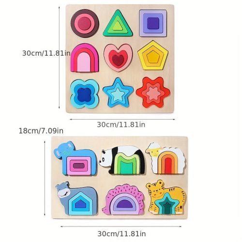 Különböző forma kirakós játék