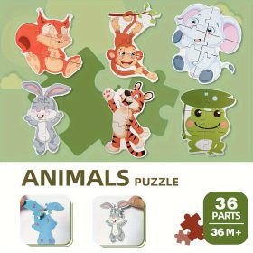 Oktató Puzzle Játékkészlete Tárolódobozzal