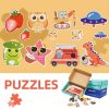 Oktató Puzzle Játékkészlete Tárolódobozzal