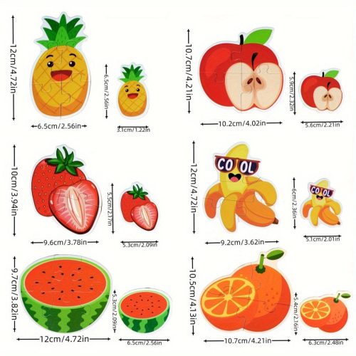 Oktató Puzzle Játékkészlete Tárolódobozzal