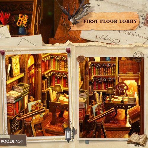 Könyves Sarok 3D Puzzle Készlet