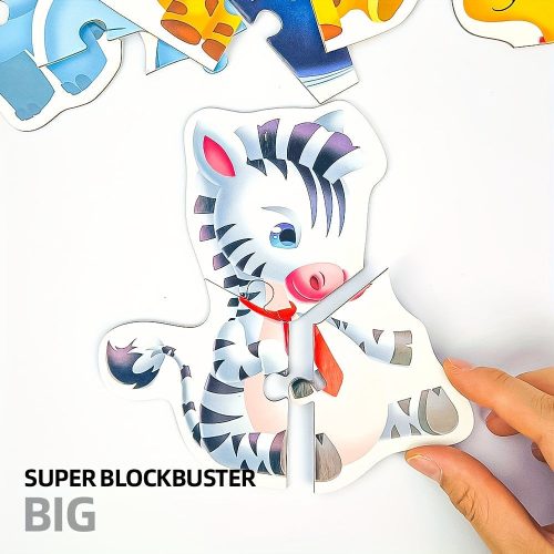 18 darabos Állatos Puzzle Készlet Gyerekeknek