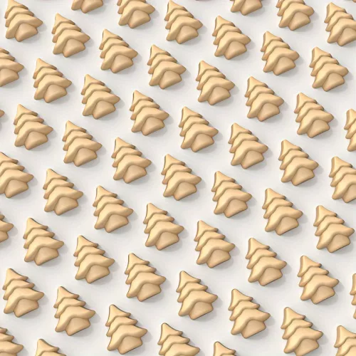 Mini karácsonyfa csokoládé forma