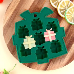   Karácsonyi témájú szilikon sütőforma - Kreatív ajándék alakú formák