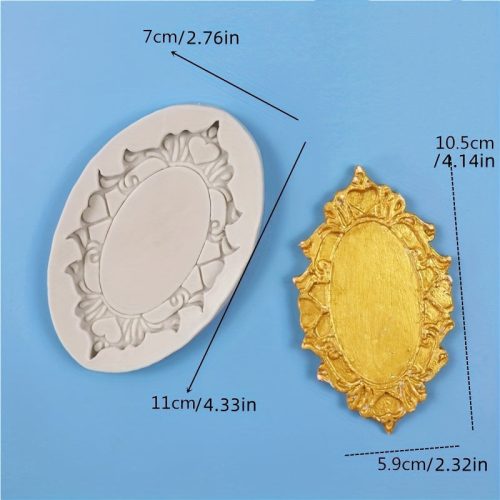 Szilikon csokoládéformák - Vintage keret design