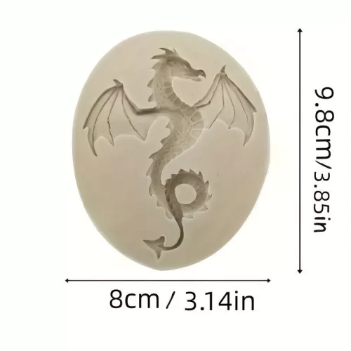 3D-s Sárkány Szilikon Öntőforma