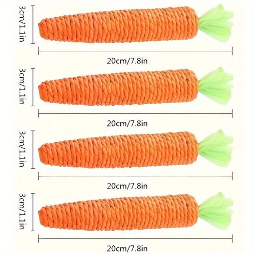 Sárgarépa alakú rágó játék macskáknak