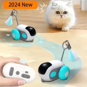   Petgravity Interaktív Macska Játékautó Okos Távirányítóval