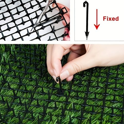 Kültéri macska szőnyeg tüskékkel - ásásgátló szőnyeg