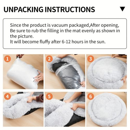 Plüss kutyaágy őszre és télre