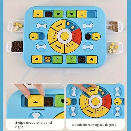 Interaktív kutya puzzle játék - Lassú etető és agytréning kis és nagy kutyusok számára