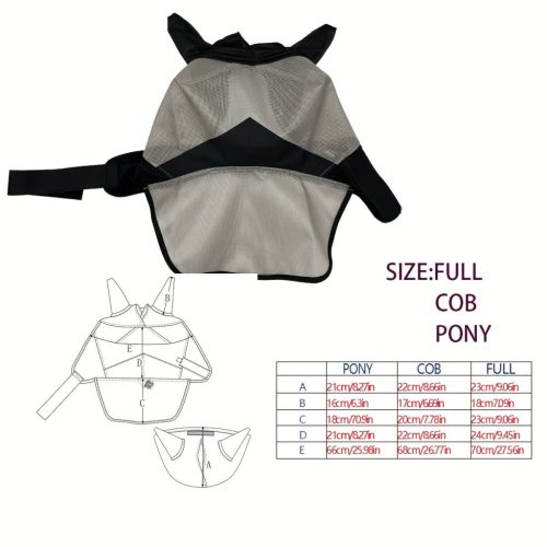 Hosszú orrú légymaszk lovaknak