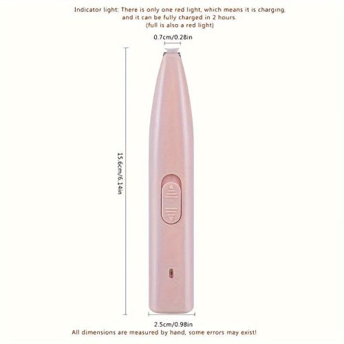 USB Töltős Kisállatborotva, Elektromos Trimmer Széles Pengével