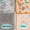 1db Soft Pet Puppy Takaró, Aranyos Mancsnyomott Takaró Kutyáknak