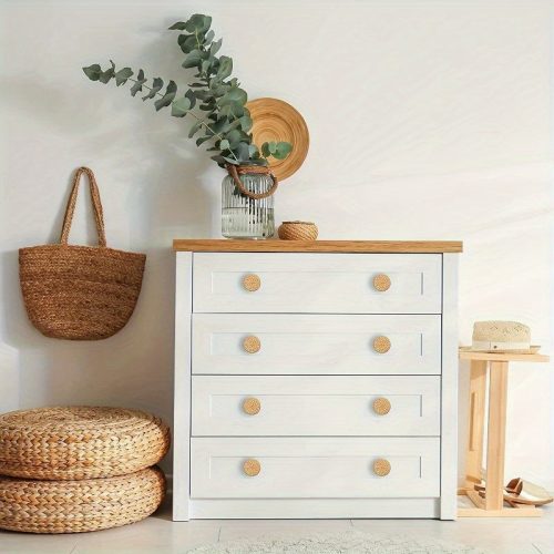 4db Retro Szőtt Komód Gomb nyitó gomb