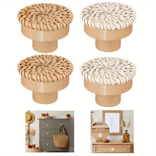 4db Retro Szőtt Komód Gomb nyitó gomb