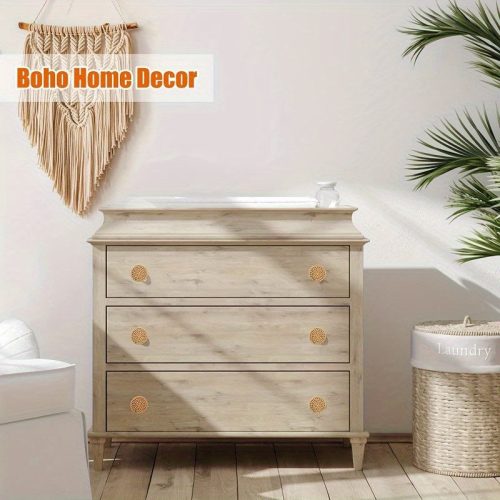 4db Retro Szőtt Komód Gomb nyitó gomb