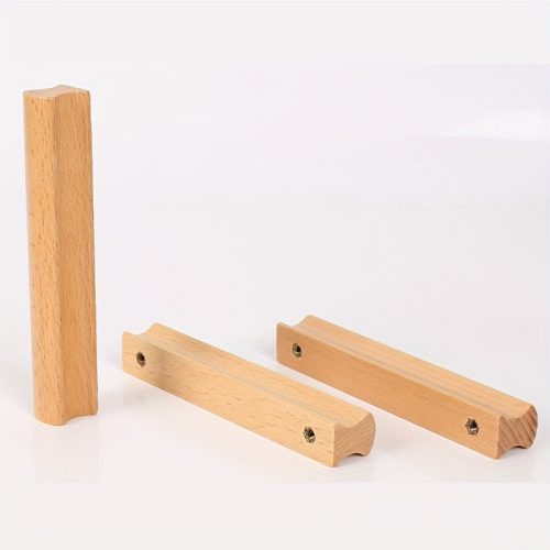 Modern Egyszerű Fa Szekrényhúzó