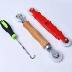   Teljes ablak szerelőkészlet - Tartalmaz csereeszközöket, feszítőkereket fa/műanyag fogantyúkat, hálót és gumitömítő rögzítőket