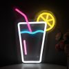 Gyümölcslé LED Fali Neon Lámpa