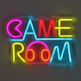   Egyedi, menő többszínű játékszoba LED neon falvilágítás