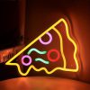 Pizzaszelet LED neon tábla