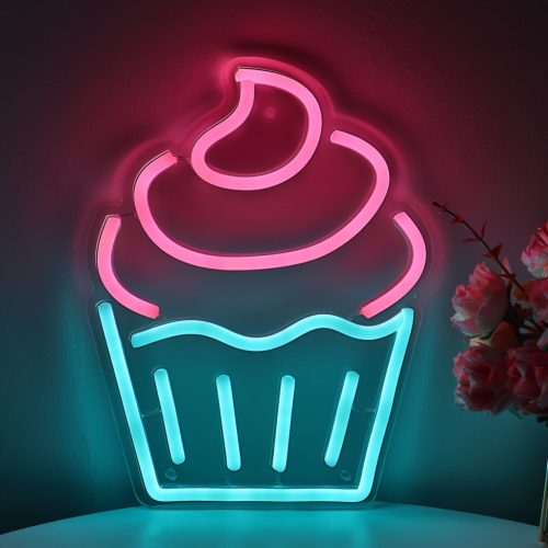 Bájos Muffin LED Neon Tábla
