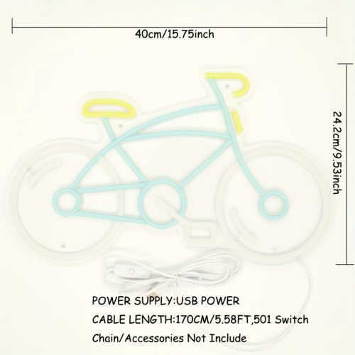 Kerékpár LED Neon Tábla