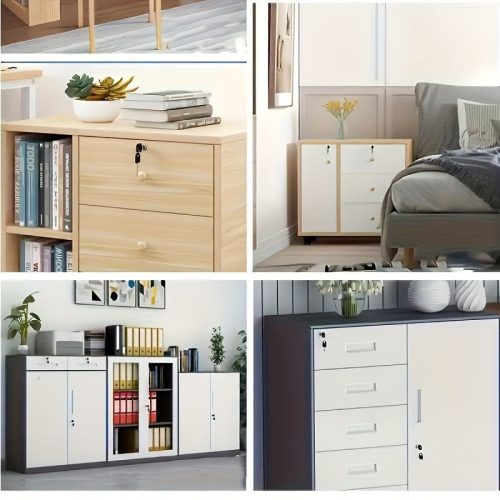 Fém irodai asztal fiókzár