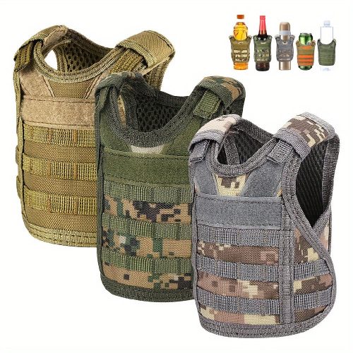 3 részes taktikai mini mellény palack szigetelő
