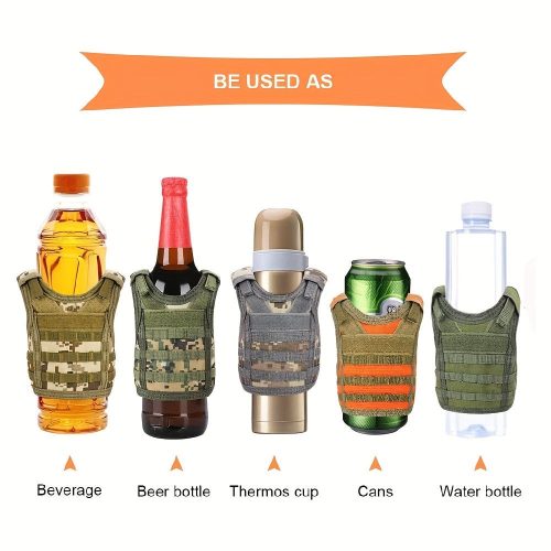 3 részes taktikai mini mellény palack szigetelő