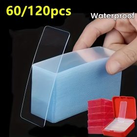   60db Átlátszó Szuper Erős Kétoldalas Ragasztós Nanoszalag