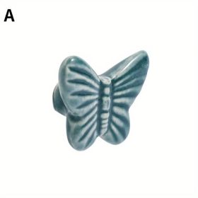   2 db európai stílusú kerámia fiókfogantyú, dekoratív szekrénygombok szekrényhez, szekrénybútorokhoz