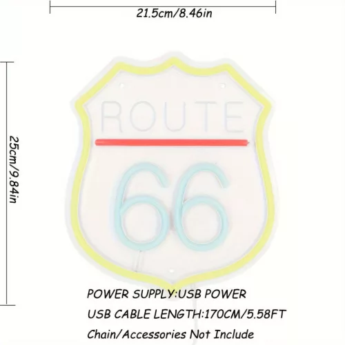 66-os út LED Neon
