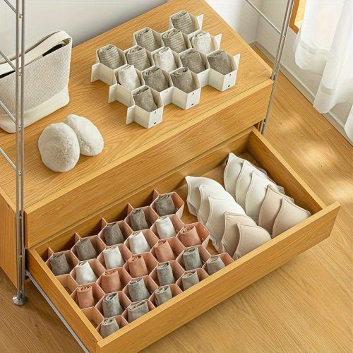 Állítható Fiókos Szervező Készlet - Vágás Nélküli, Könnyen Összeszerelhető Rácsos Elválasztók