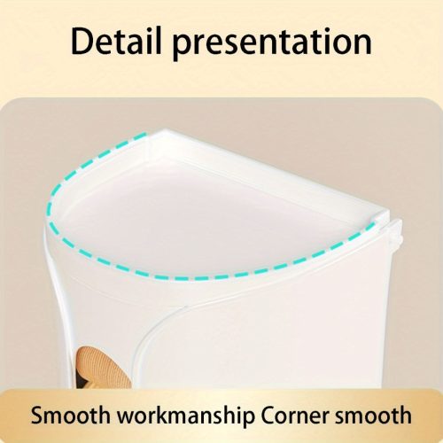 1 db műanyag alsónemű-rendező, falra szerelhető fiók