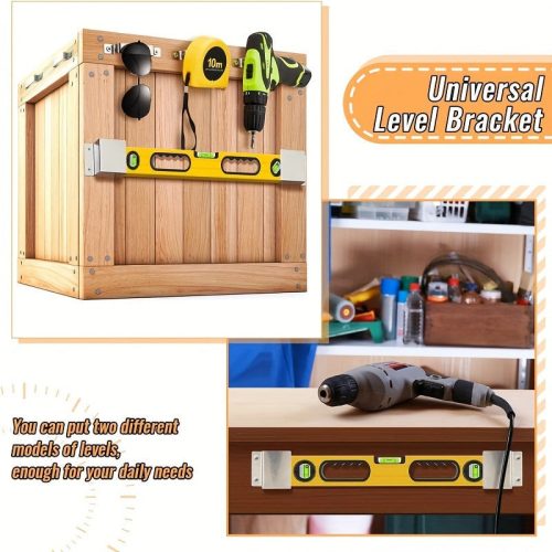 Nagy teherbírású Univerzális Fém Szinttartó Konzol – Szerszámrendező Falhoz, Teherautóhoz