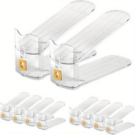   2db Cipő-tároló Rendszer, Állítható Műanyag Cipőtartó