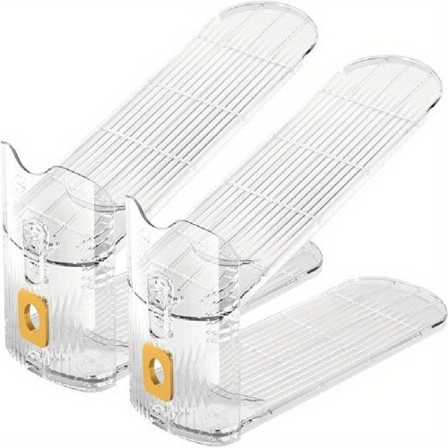 2db Cipő-tároló Rendszer, Állítható Műanyag Cipőtartó