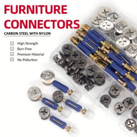 100 db-os 3 az 1-ben bútor cam záróelem készlet