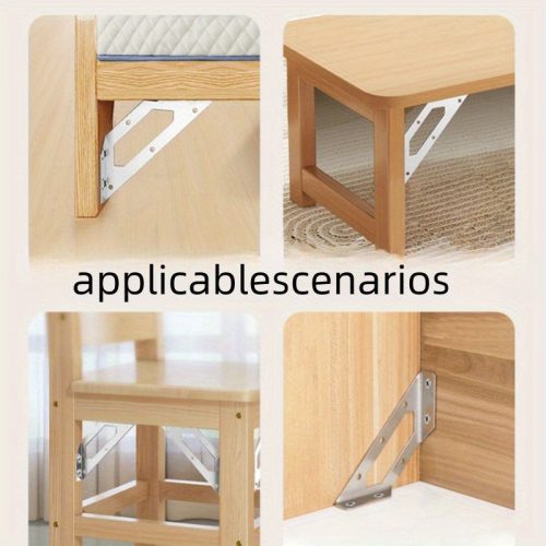 1db Erős Rozsdamentes Acél Saroktámasz