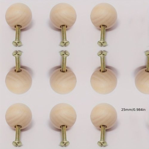 10db Fa Golyó Fiók Fogantyúk