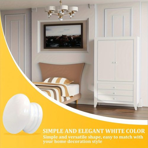 12db Modern Fehér Fa Szekrény Fogantyú Szerelőcsavarokkal