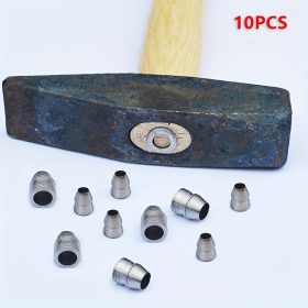   10 db-os acél ék kalapácshoz és fejszéhez - Ipari minőségű kiegészítők