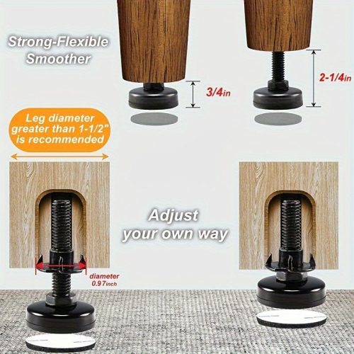 4 db nagy teherbírású, állítható szintező