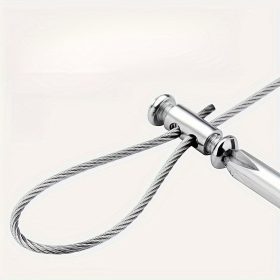   30 Állítható Rozsdamentes Acél Kötélcsipesz és Végmenetes Tű