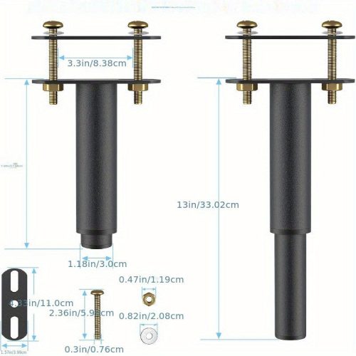 1 Készlet 272,16 KG Állítható Fém Ágykeret Láb, Nagy Teherbírású Középső Lemezszalag Láb